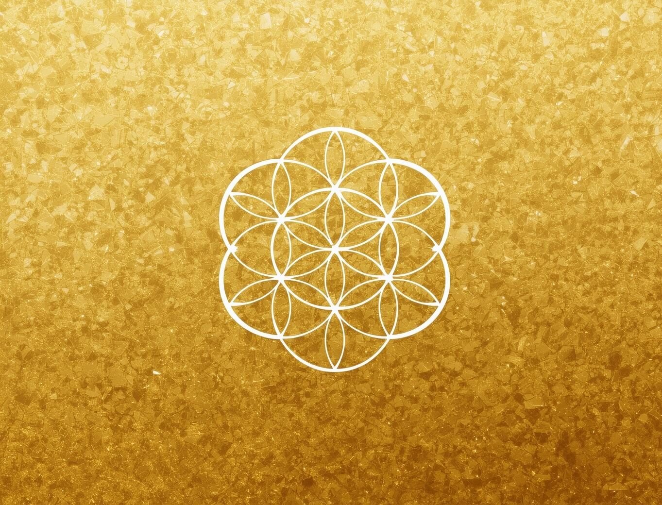 Fiore della Vita dorato